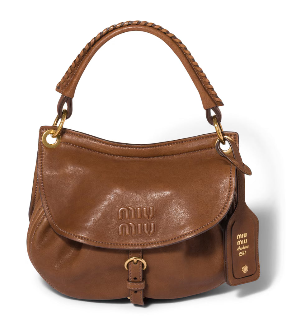 miu miu leather rendezvous bag. brand new.